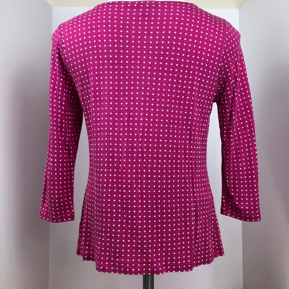 Talbots Polka Dot Shirt - Picture 4 of 13